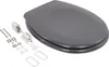 aquaSu® Basic, WC-Sitz in Grau, Duroplast Toilettendeckel Produktbild-Vorschau 8