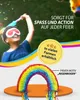 Regenbogen Pinata bunt 58 x37cm Kinder Partyspiel Produktbild-Vorschau 4
