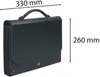 Faechermappe Exacase schwarz 13 Faecher Náhled obrázku produktu 12