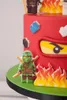 Sweetfanaberia | Dekoracja tortu Lego Ninjago 15 sztuk - 2D Podgląd zdjęcia produktu 5