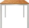 vidaXL Esstisch 150x90x75 cm Massives Teakholz und Produktbild-Vorschau 6