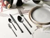 BELIANI Besteckset 30-teilig Schwarz aus Edelstahl inkl. Produktbild-Vorschau 2