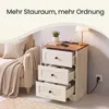 VASAGLE Nachttisch mit Steckdose und 3 Schubladen, 40 x 30 Produktbild-Vorschau 5