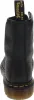 A close-up back view of a black Dr. Martens boot. Produktbild-Vorschau