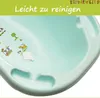 Baby Badewanne XXL 100 cm Funny Farm weiß mit Stöpsel Produktbild-Vorschau 5
