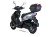 Motorroller Sonic 50 ccm 45 km/h, Euro 5, silber-schwarz, Produktbild-Vorschau 6