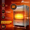 TRESKO® 4200 Watt chauffage à gaz gris incl. régulateur de Voir les images du produit 2