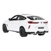 A white BMW X6 M model car is shown from a rear-quarter angle on a white background. Podgląd zdjęcia produktu