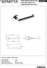 OMEGA WC-Abroller links oder rechts aus Chrom 19x5,5x7 cm Produktbild-Vorschau 4