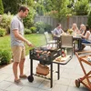Outsunny Holzkohlegrill Grillwagen mit 4-fach Produktbild-Vorschau 2