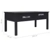 Couchtisch Schwarz 100¡Á50¡Á45 cm Holz - Kaffeetisch Produktbild-Vorschau 10