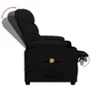 masážne kreslo vidaXL Black Imitation Leather Náhľad obrázku produktu 6