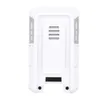 A white battery pack is shown from the back against a white background. Produktbild-Vorschau