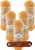 5 x ALIZE Superwash Artisan 281 Yellow mit Label Produktbild-Vorschau 1