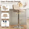Lot de 2 Tabourets de Bar Pivotants, Chaises de Bar Voir les images du produit 4