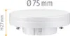 SSC-LUXon LumiFLEX Strahler Birne GX53 LED 5 Watt mit Produktbild-Vorschau 5