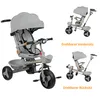Kinderdreirad Baby-Dreirad Drehbarer Sitz Fahrrad Baby Produktbild-Vorschau 7