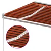 vidaXL Store manuel rétractable avec LED 450x300 cm Orange Voir les images du produit 5
