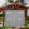 1 tenda da esterno impermeabile e opaca, extra larga (254 Anteprima dell’immagine prodotto 2