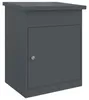 vidaXL Boîte à colis avec rangement Anthracite 47,5 x 38 x Voir les images du produit 1