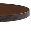 vidaXL Bistrotisch Dunkelbraun 60 cm MDF Produktbild-Vorschau 2