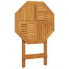 The Living Store Skladací záhradný stôl Ø70x75 cm z Náhľad obrázku produktu 9