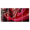 DEQORI Glasbild Echtglas 4x30x60 cm 'Marmor-Lavafluss' Produktbild-Vorschau 2