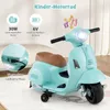 COSTWAY detská elektrická motorka, Vespa 6V motorka s LED Náhľad obrázku produktu 4