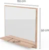 Koupelnové zrcadlo s poličkou Sonoma - V:50 x Š: 60 cm - Náhled obrázku produktu 2
