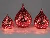 formano LED Deko Farbglas Tropfen Sterne Rot 16 cm Produktbild-Vorschau 6