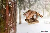 KOTARBAU® Vogelvoederhuisje - Licht Gebrand Hout - 39 x 27 Productafbeelding-voorbeeld 3