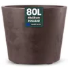 XXL Pflanzkübel „Millennium“ Ø59xH49 cm - 80L - Braun - Produktbild-Vorschau 1