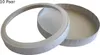 Laternendeckel/Laternenboden, D: 15,3 cm, weiß, 10 Paar Produktbild-Vorschau 4
