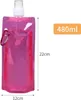 3er-Pack faltbare Trinkflaschen, 480 ml, wiederverwendbare Produktbild-Vorschau 5