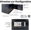 QEENTOE Safe Tresor, 12L Elektronischer Wandtresor, Produktbild-Vorschau 6