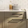 vidaXL Möbelgriffe 10 Stk. Schwarz 224 mm Edelstahl Produktbild-Vorschau 2