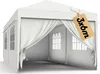 LARS360 3x6 m Weiß Pavillon Partyzelt, Gartenpavillon Pop Produktbild-Vorschau 1