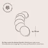 Untersetzer aus Olivenholz mit Naturrand, 6 Stück Produktbild-Vorschau 3