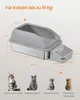 Feandrea Katzenklo Edelstahl, Katzentoilette, offenes Produktbild-Vorschau 7