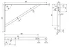 SOTECH Schwerlast-Konsole 500 x 325 x 30 x 4 mm verzinkt Produktbild-Vorschau 4