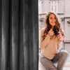 Eurofirany Vorhang ROSA aus Polyester schwarz 270cm x 140cm Produktbild-Vorschau 17