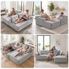 GLP Modulares Ecksofa 256 cm aus Cord, 4-Sitzer mit Produktbild-Vorschau 4