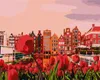 Maľba podľa čísel s rámom Obrazy-Krása Amsterdamu 50x40 cm Náhľad obrázku produktu 1