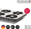 Coolinato Silikon Lebkuchen Backformen 2tlg. GRAU Produktbild-Vorschau 6