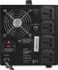 The back panel of a voltage converter with various ports and labels. Podgląd zdjęcia produktu