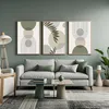 Omgoods – Set aus 3 Salbeigrün-Wanddekorationen – Moderne Produktbild-Vorschau 4