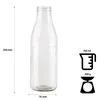 SuperButelki - Zestaw 50x Butelka szklana SOK 750 ml z Podgląd zdjęcia produktu 12
