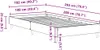 vidaXL Rám postele bez matrace Sonoma dub 100x200 cm Náhled obrázku produktu 7