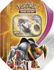 A tin box featuring Pokemon trading cards and artwork. Podgląd zdjęcia produktu