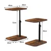 Table d'appoint / table basse en forme de C, réglable en Voir les images du produit 5